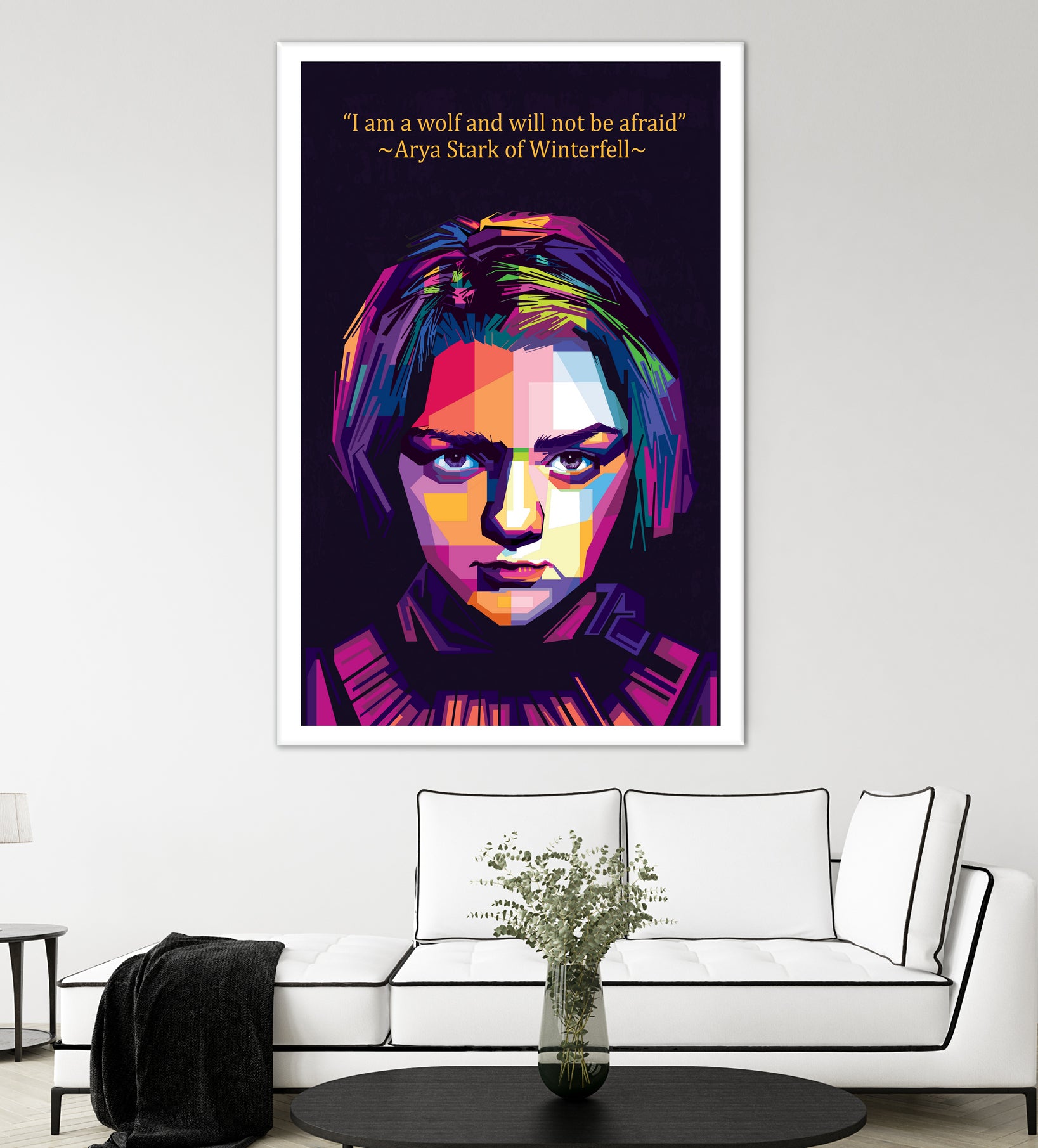 Arya Stark of Winterfell by johan musa on GIANT ART - red photo illustration