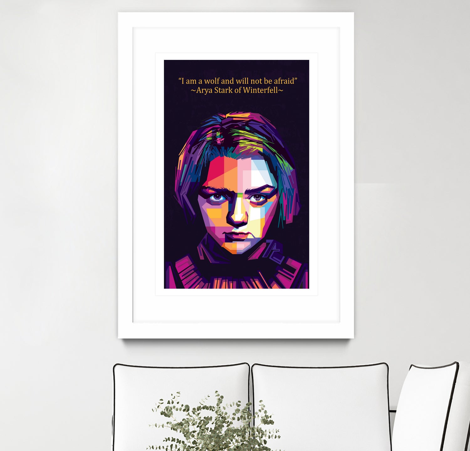 Arya Stark of Winterfell by johan musa on GIANT ART - red photo illustration