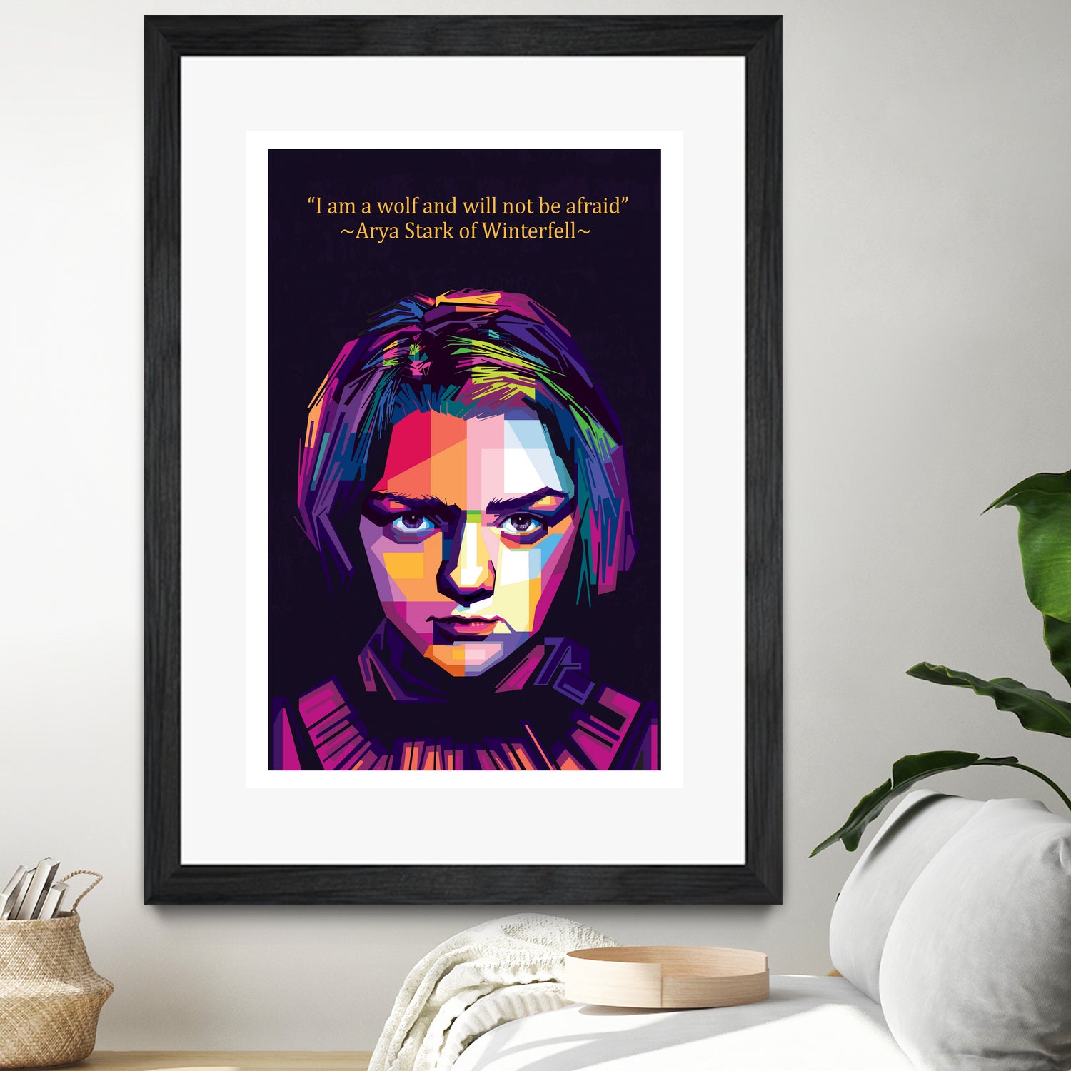 Arya Stark of Winterfell by johan musa on GIANT ART - red photo illustration