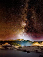 Amazing Shot of the Milky Way Galaxy by RJ Byrd on GIANT ART - fuchsia photo illustration