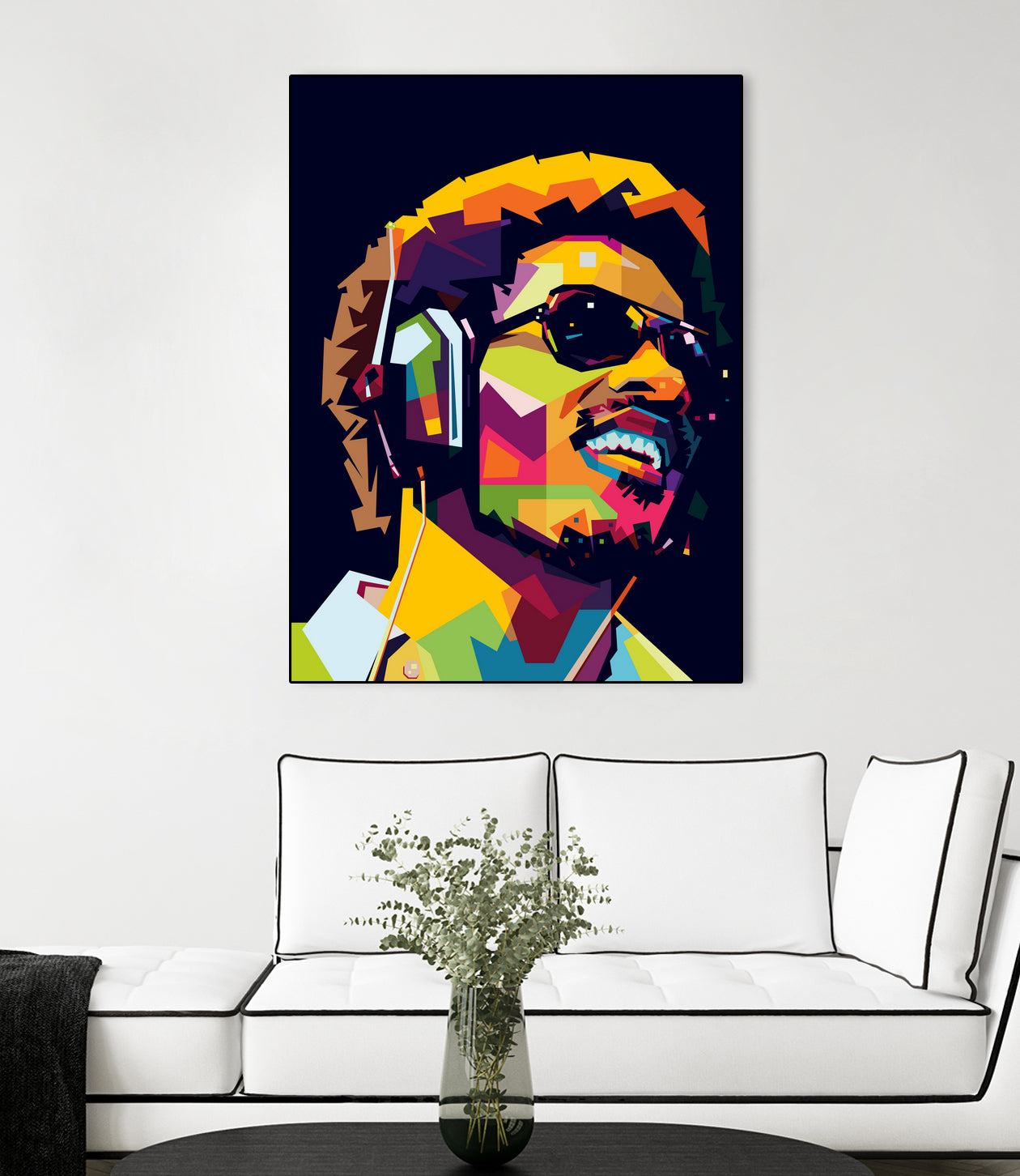 Stevie Wonder by Yusuf Yusuf Dedi Wijaya on GIANT ART - white vector illustration