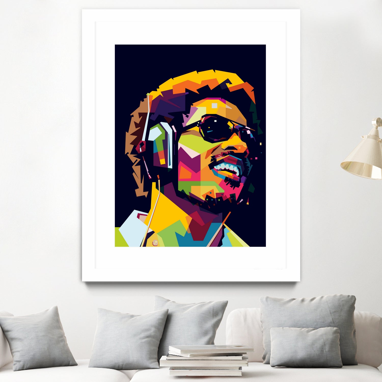 Stevie Wonder by Yusuf Yusuf Dedi Wijaya on GIANT ART - white vector illustration