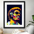 Stevie Wonder by Yusuf Yusuf Dedi Wijaya on GIANT ART - white vector illustration