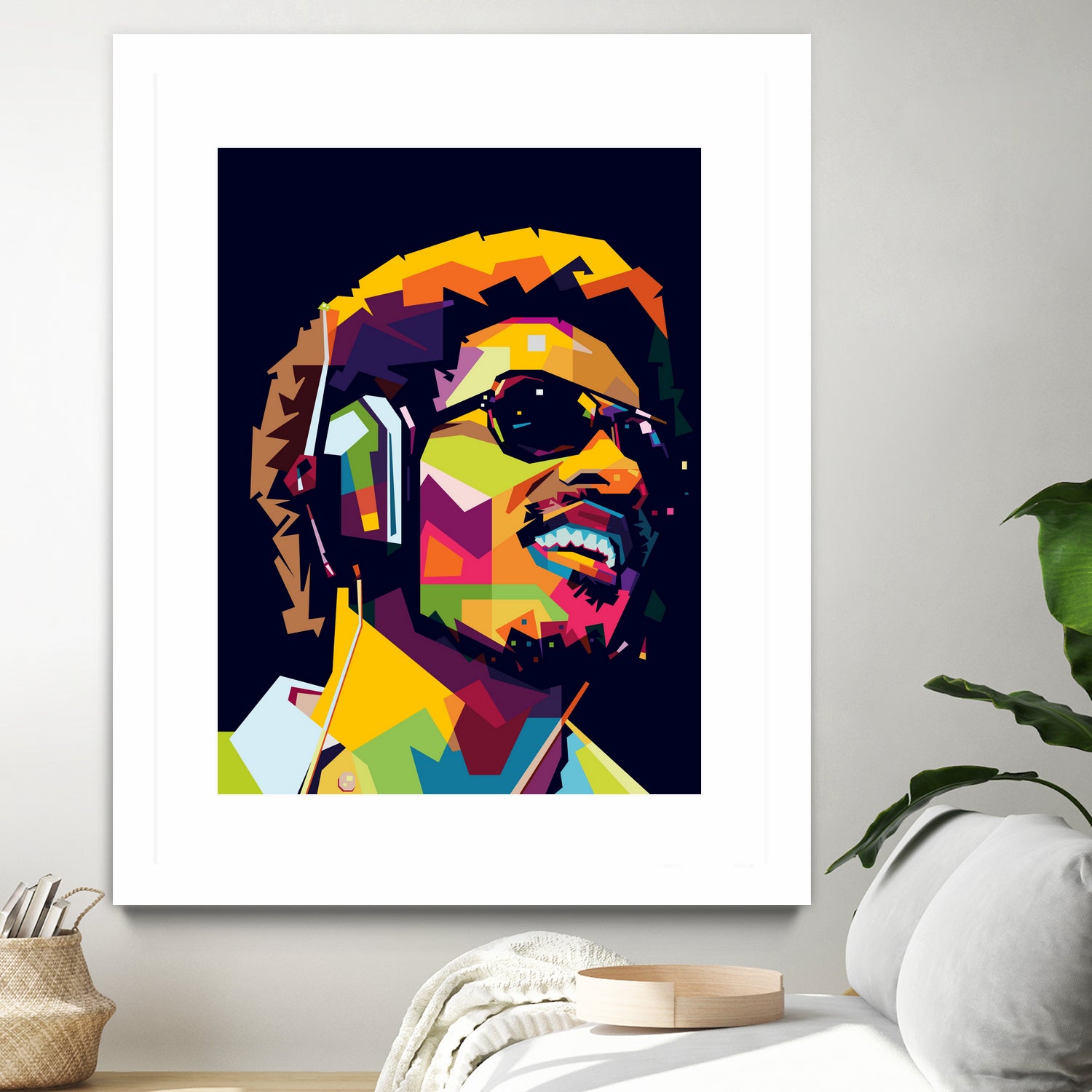 Stevie Wonder by Yusuf Yusuf Dedi Wijaya on GIANT ART - white vector illustration