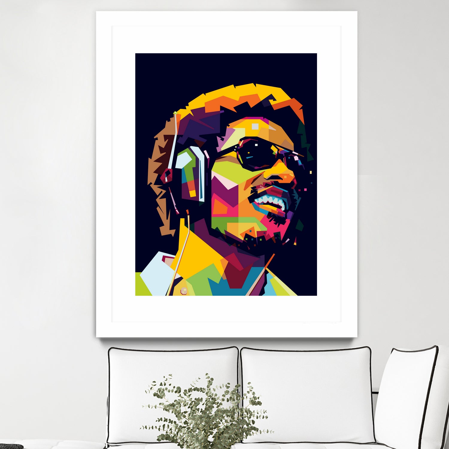 Stevie Wonder by Yusuf Yusuf Dedi Wijaya on GIANT ART - white vector illustration