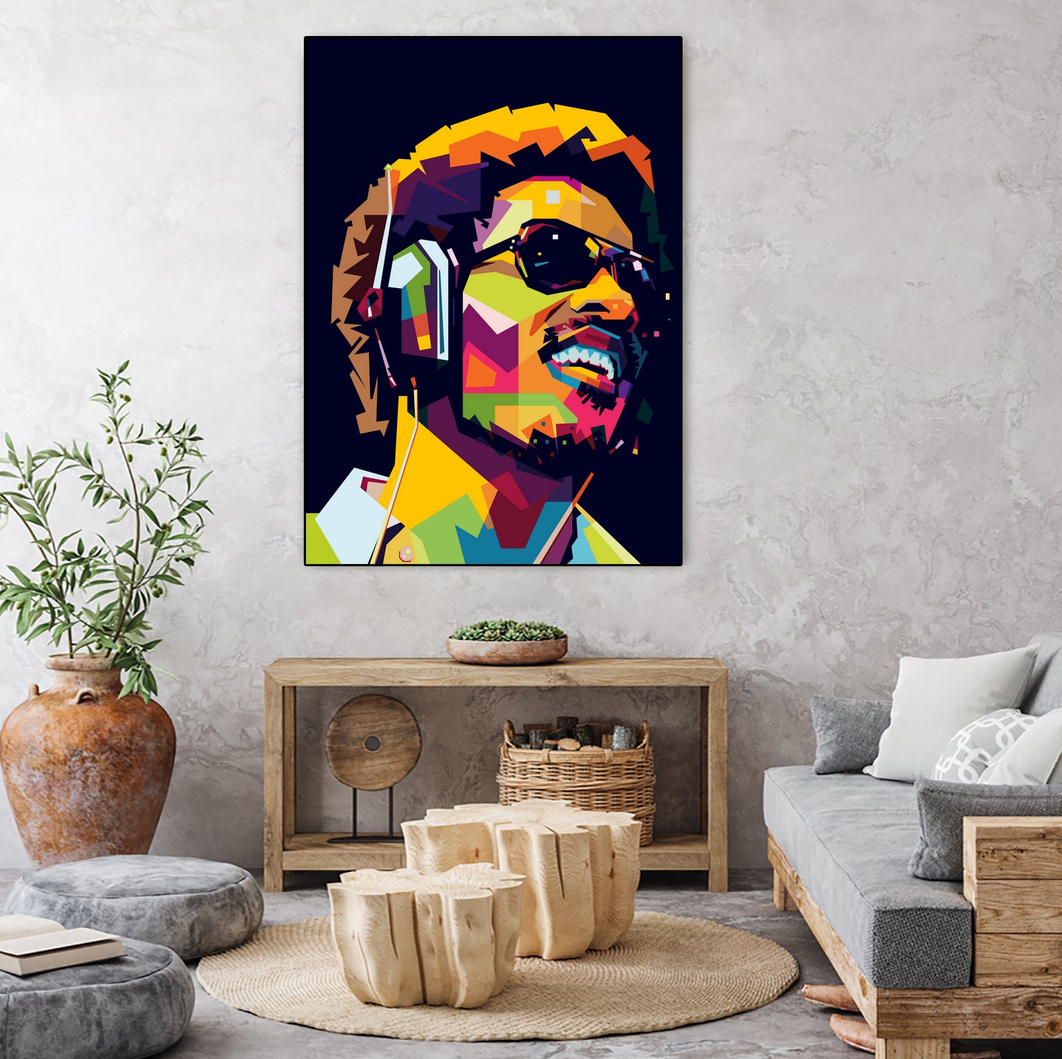 Stevie Wonder by Yusuf Yusuf Dedi Wijaya on GIANT ART - white vector illustration