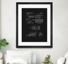 Space Shuttle Patent - Black by Finlay McNevin on GIANT ART - black typography