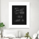 Space Shuttle Patent - Black by Finlay McNevin on GIANT ART - black typography