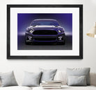 Sixth Generation Mustang Full Frontal by charles sinklier on GIANT ART - black digital painting