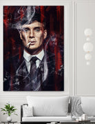 Peaky Blinders by Dmitry Belov on GIANT ART - black digital painting