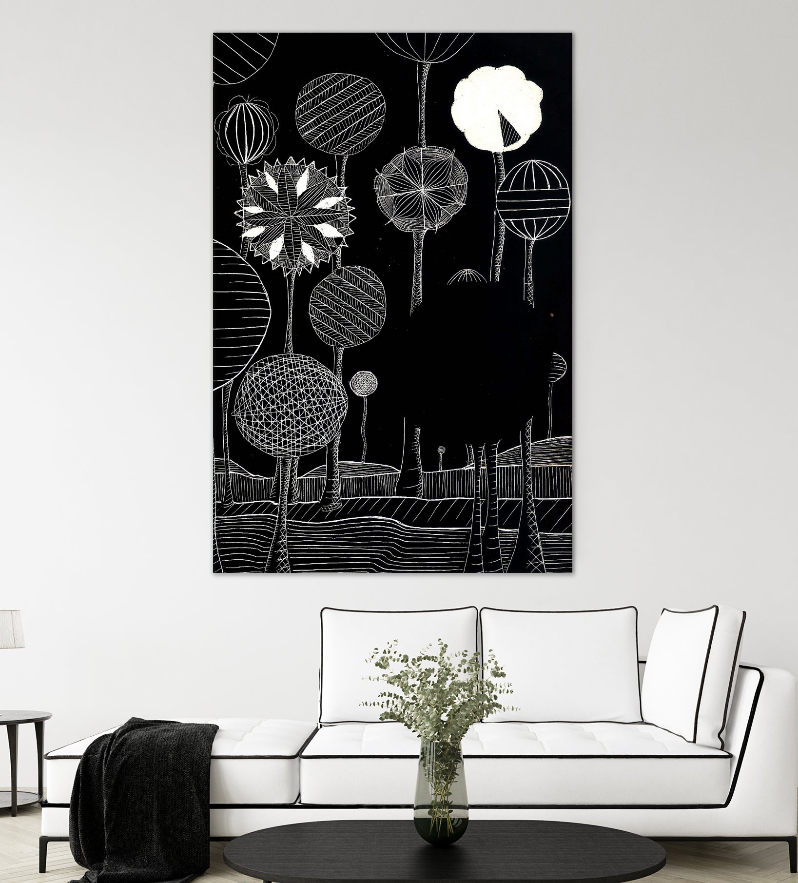 Black Forest by susana costa on GIANT ART - black mixed media