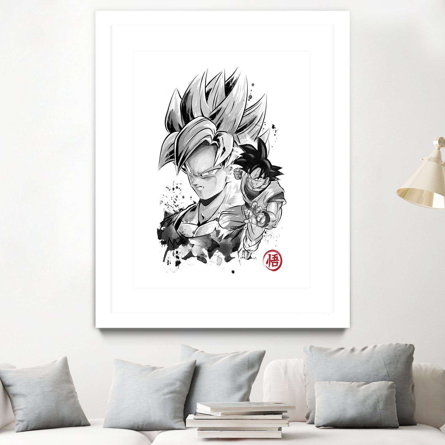 Super Saiyan Warrior by Antonio Camarena on GIANT ART - white digital painting