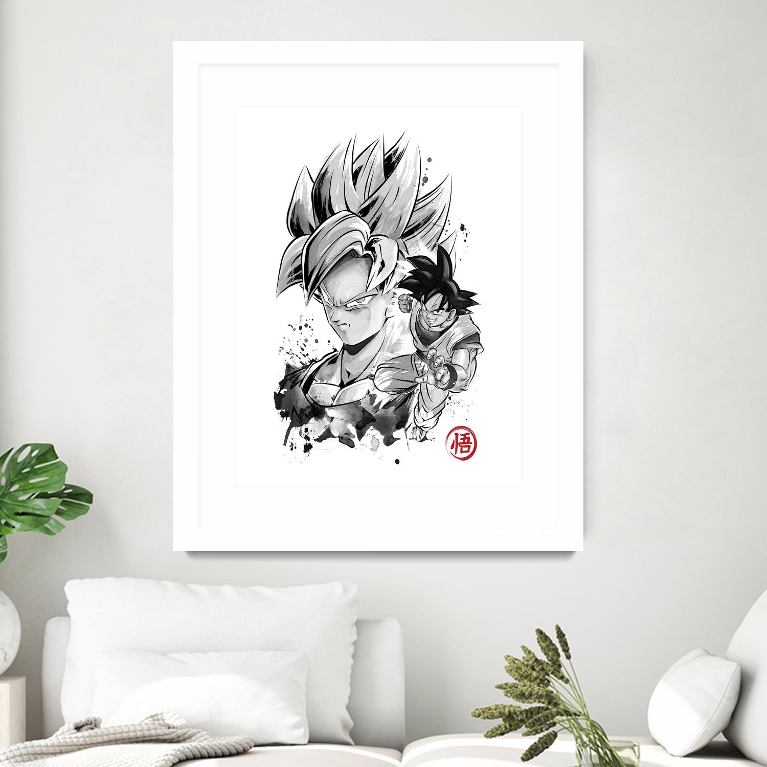 Super Saiyan Warrior by Antonio Camarena on GIANT ART - white digital painting