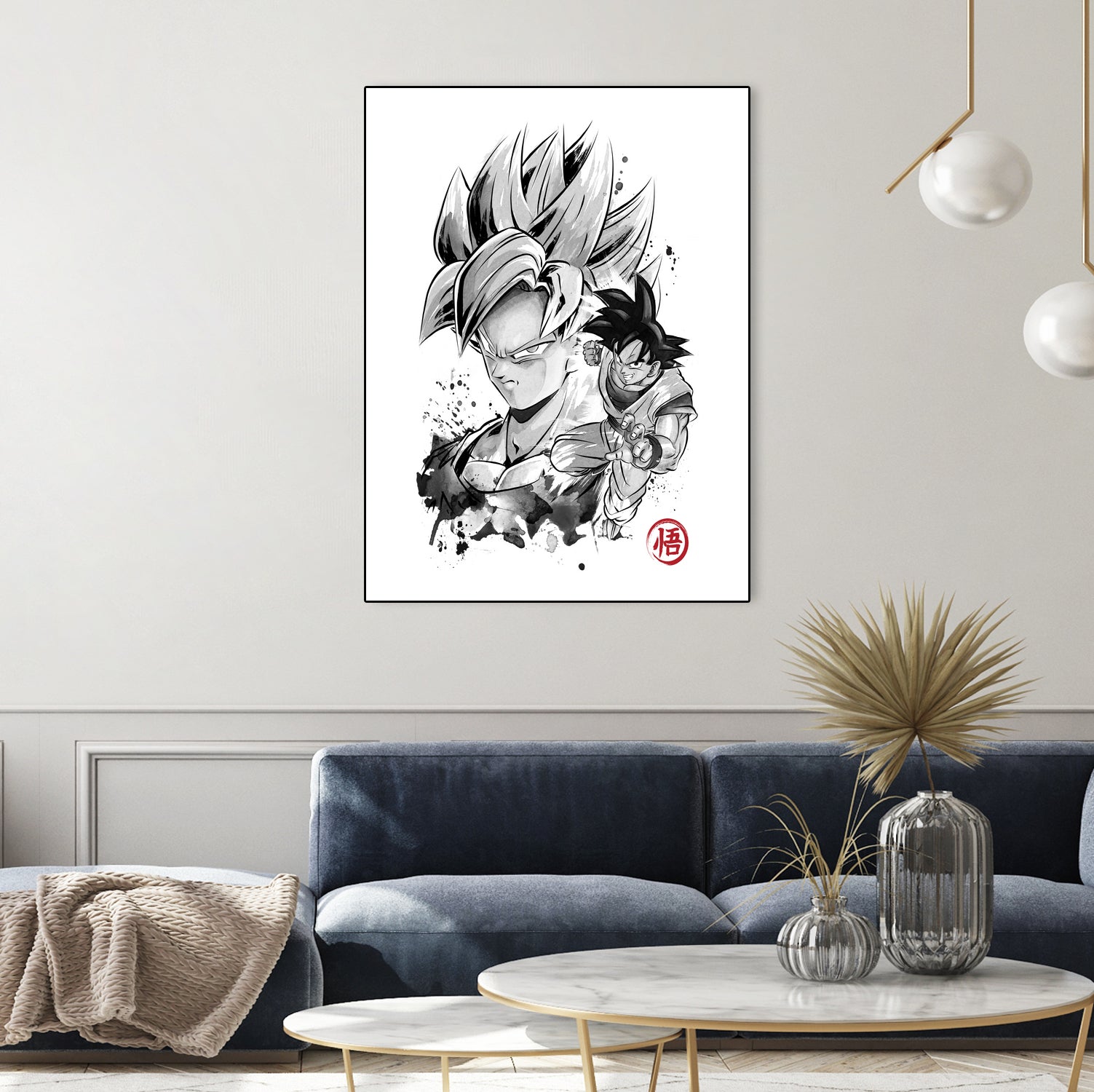 Super Saiyan Warrior by Antonio Camarena on GIANT ART - white digital painting