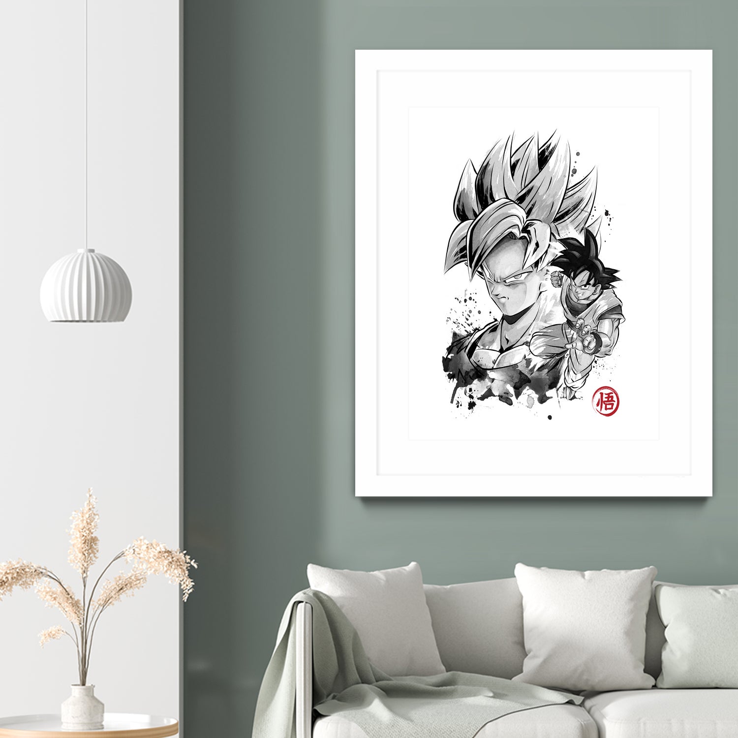 Super Saiyan Warrior by Antonio Camarena on GIANT ART - white digital painting