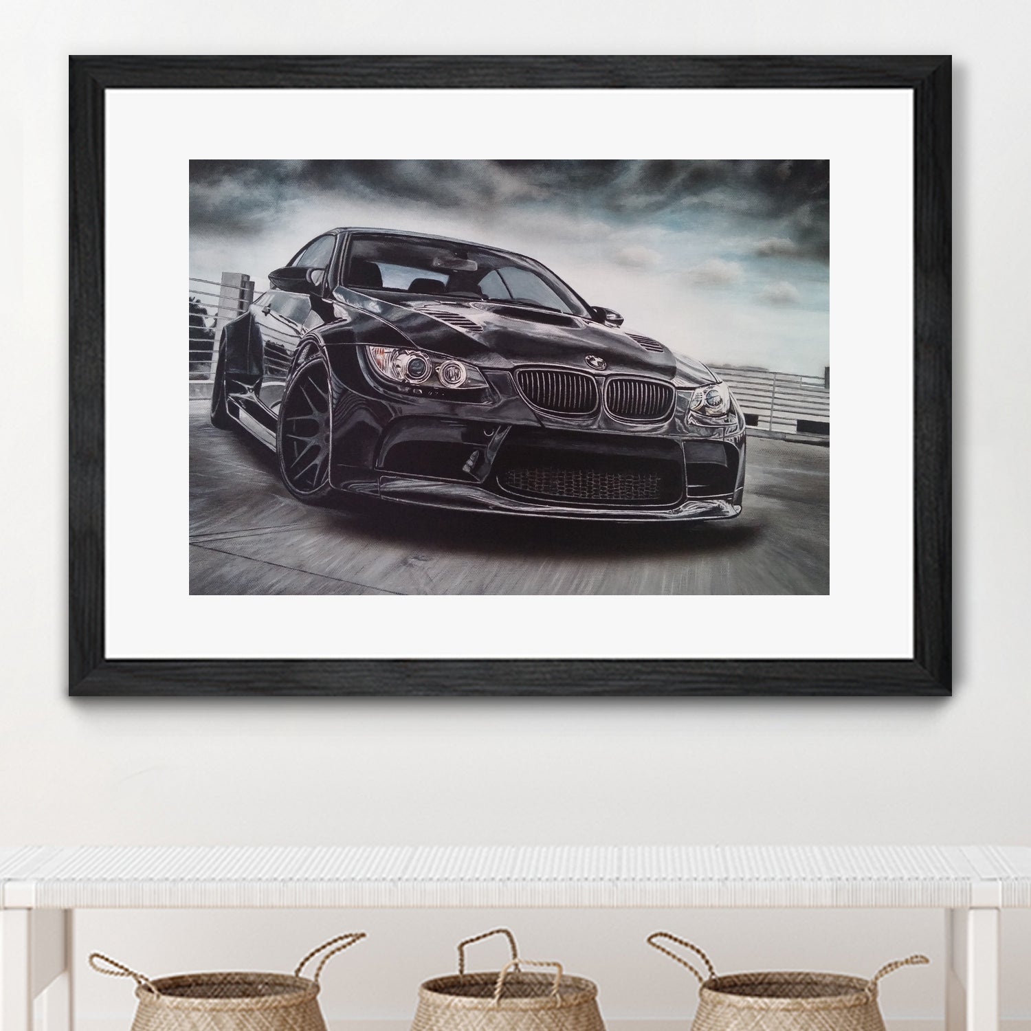 Sport Car by João Bello on GIANT ART - black mixed media