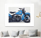 Good Ride by João Bello on GIANT ART - blue mixed media