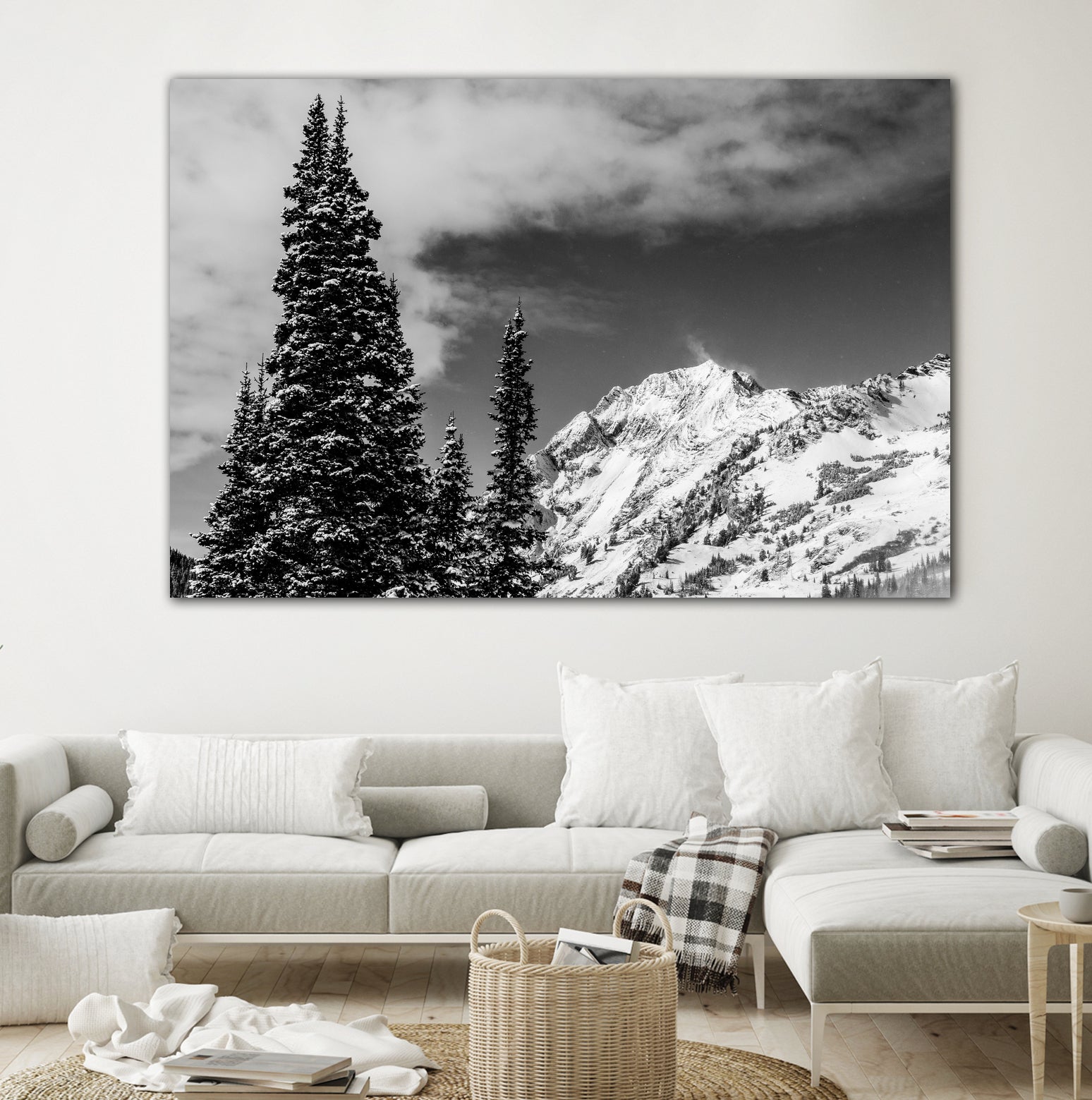 Trees Taller than the Highest Peak by Alex Tonetti on GIANT ART - gray photo illustration