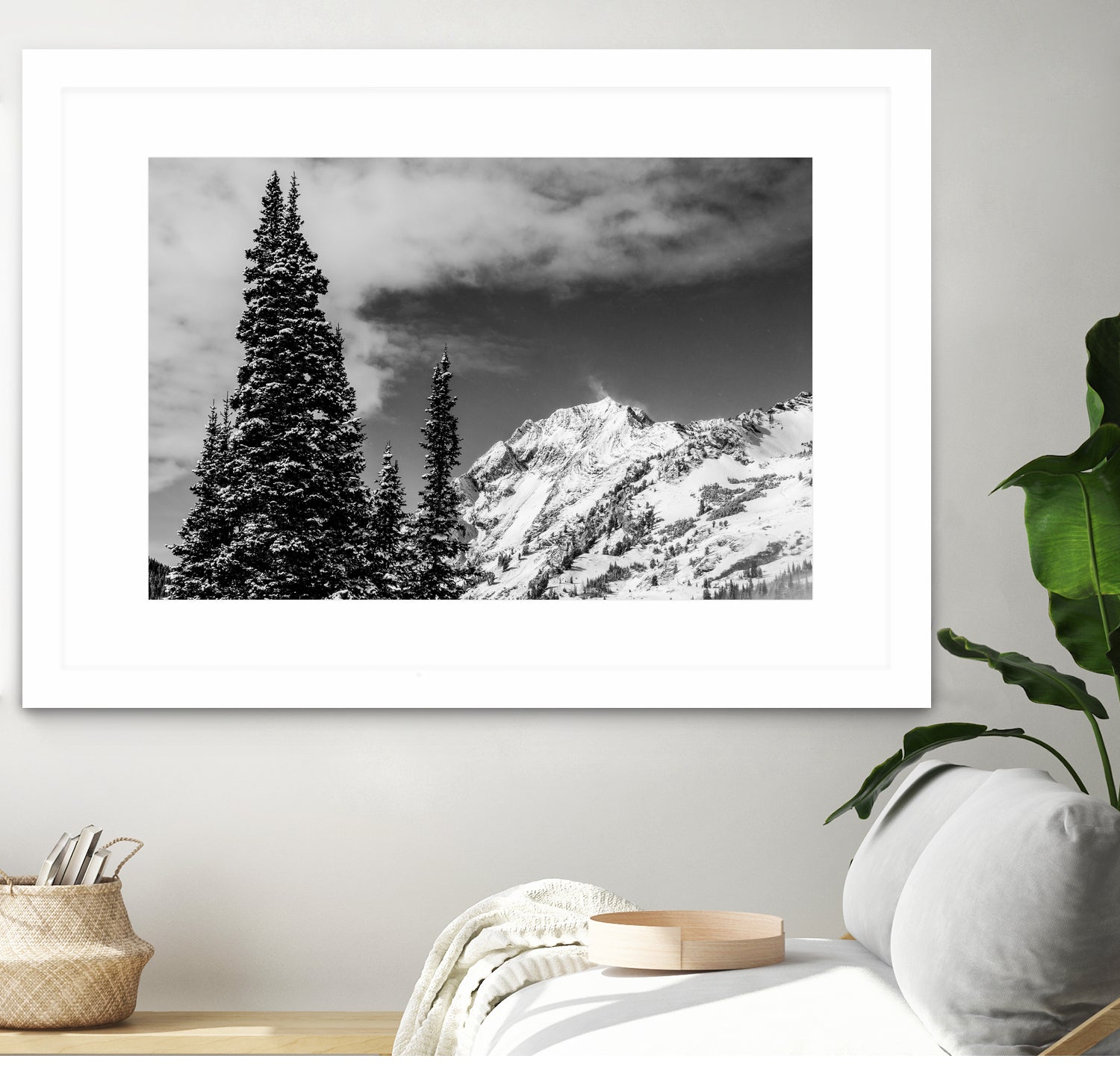 Trees Taller than the Highest Peak by Alex Tonetti on GIANT ART - gray photo illustration