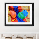 Water Balloons by Kenneth Cobb on GIANT ART - yellow mixed media