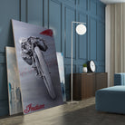 Indian by João Bello on GIANT ART - gray mixed media