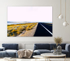 Along the Salt Flats by Alex Tonetti on GIANT ART - yellow photo illustration