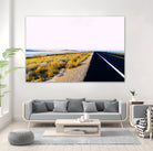 Along the Salt Flats by Alex Tonetti on GIANT ART - yellow photo illustration