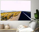 Along the Salt Flats by Alex Tonetti on GIANT ART - yellow photo illustration