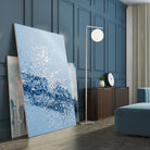 Sparkling Classic Blue Ocean Lady Glitter #1 (Faux Glitter) by Anita & Bella Jantz on GIANT ART - blue photo illustration