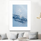 Sparkling Classic Blue Ocean Lady Glitter #1 (Faux Glitter) by Anita & Bella Jantz on GIANT ART - blue photo illustration