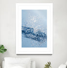 Sparkling Classic Blue Ocean Lady Glitter #1 (Faux Glitter) by Anita & Bella Jantz on GIANT ART - blue photo illustration