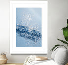 Sparkling Classic Blue Ocean Lady Glitter #1 (Faux Glitter) by Anita & Bella Jantz on GIANT ART - blue photo illustration