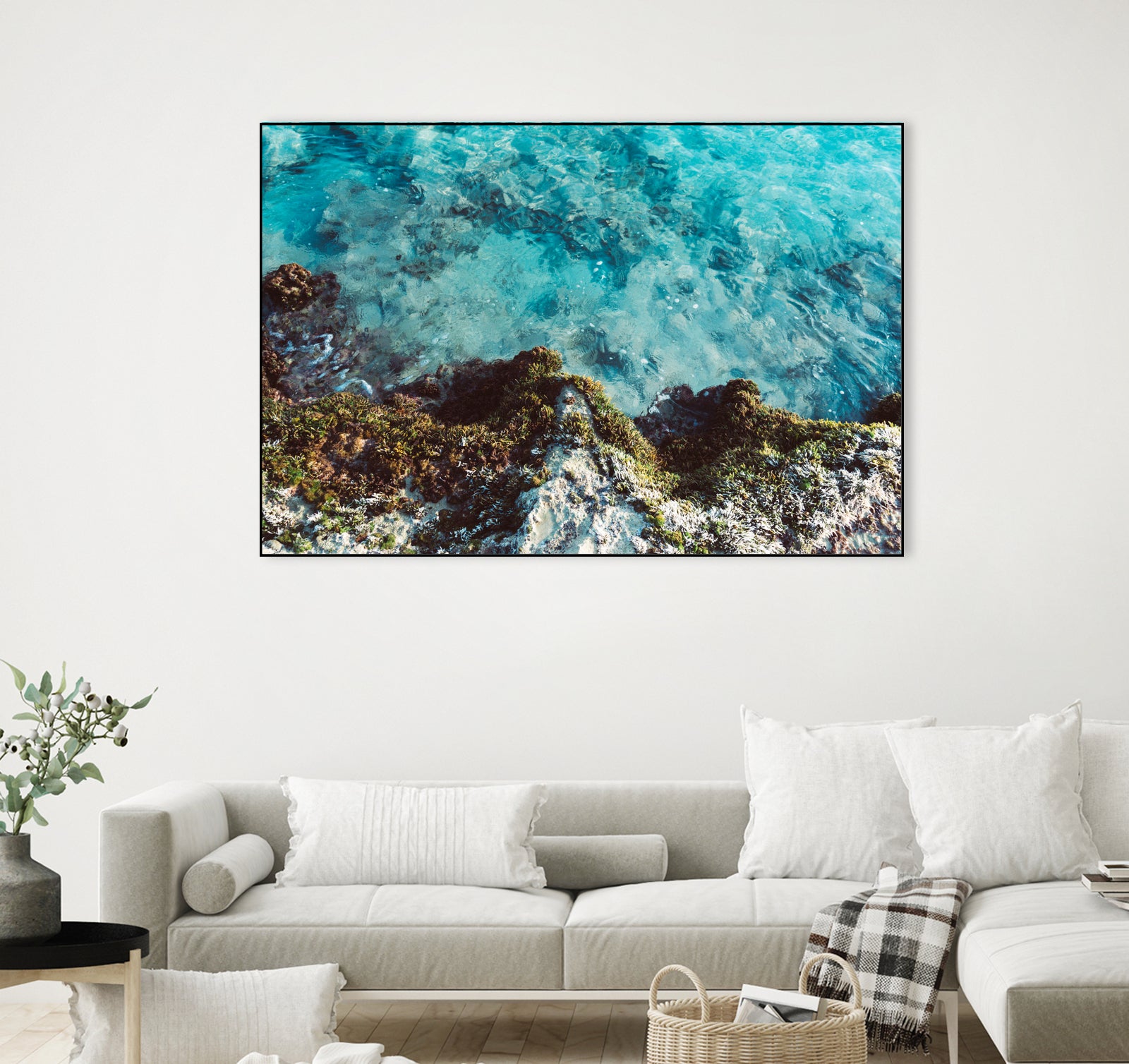 Blue Coast by Alex Tonetti on GIANT ART - blue photo illustration