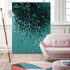 Teal Mermaid Ocean Glitter #3 #shiny #decor #art by Anita & Bella Jantz on GIANT ART - green photo illustration