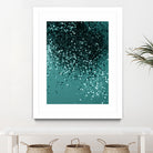 Teal Mermaid Ocean Glitter #3 #shiny #decor #art by Anita & Bella Jantz on GIANT ART - green photo illustration