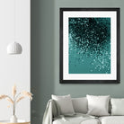 Teal Mermaid Ocean Glitter #3 #shiny #decor #art by Anita & Bella Jantz on GIANT ART - green photo illustration