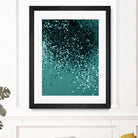 Teal Mermaid Ocean Glitter #3 #shiny #decor #art by Anita & Bella Jantz on GIANT ART - green photo illustration