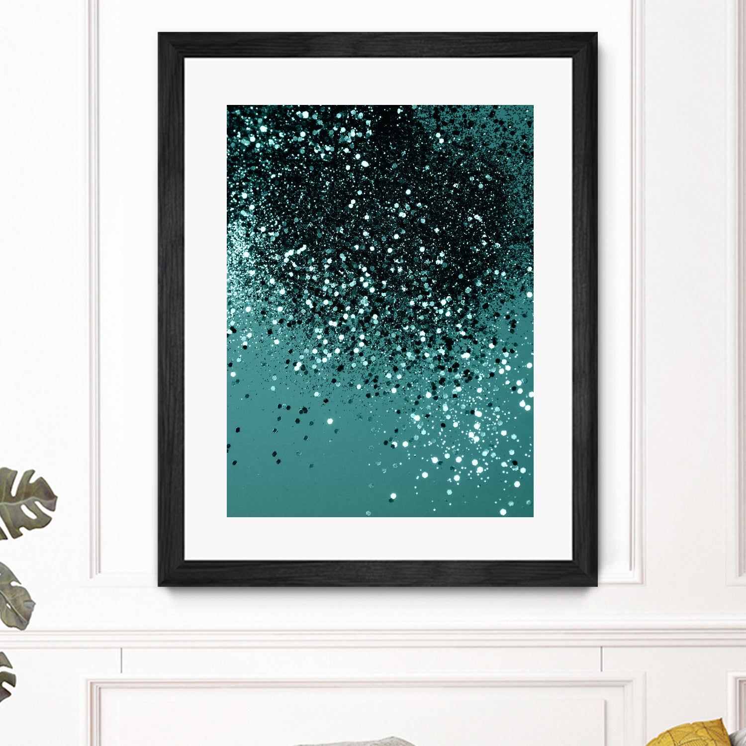 Teal Mermaid Ocean Glitter #3 #shiny #decor #art by Anita & Bella Jantz on GIANT ART - green photo illustration