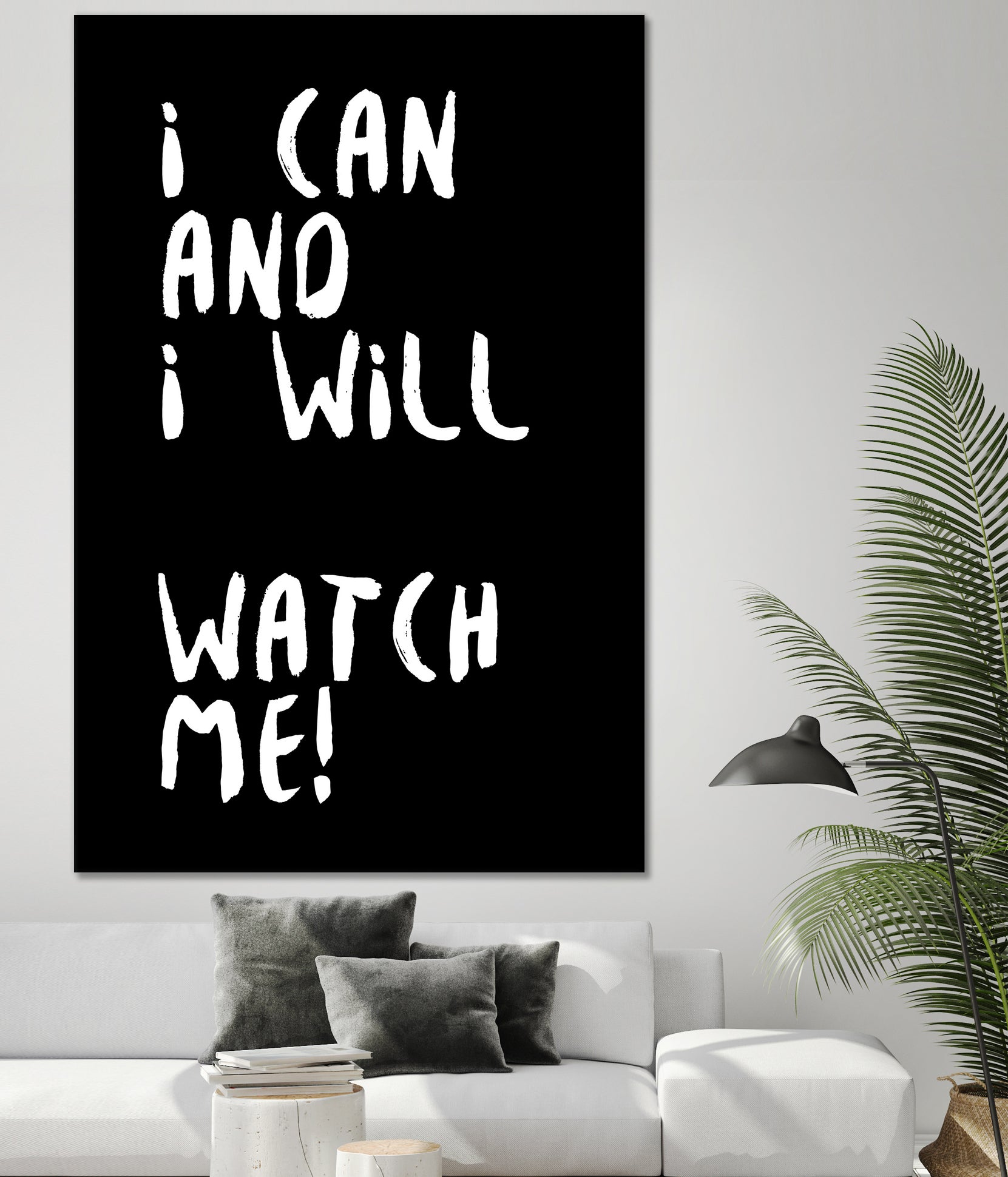 i can and i will by kim karol on GIANT ART - black typography