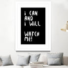 i can and i will by kim karol on GIANT ART - black typography