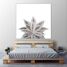 Gray Agave with Rose Gold Glitter #3 #shiny #tropical #decor by Anita & Bella Jantz on GIANT ART - gray photo illustration