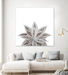 Gray Agave with Rose Gold Glitter #3 #shiny #tropical #decor by Anita & Bella Jantz on GIANT ART - gray photo illustration