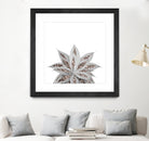 Gray Agave with Rose Gold Glitter #3 #shiny #tropical #decor by Anita & Bella Jantz on GIANT ART - gray photo illustration