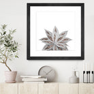 Gray Agave with Rose Gold Glitter #3 #shiny #tropical #decor by Anita & Bella Jantz on GIANT ART - gray photo illustration