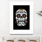 Mexican Skull by Afif Quilimo on GIANT ART - black digital drawing