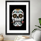 Mexican Skull by Afif Quilimo on GIANT ART - black digital drawing