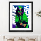 Billie Green Eilish by Laksana Ardie on GIANT ART - green digital painting