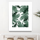 Tropical Banana Leaves Pattern #3 #tropical #decor #art by Anita & Bella Jantz on GIANT ART - green photo illustration