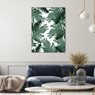 Tropical Banana Leaves Pattern #3 #tropical #decor #art by Anita & Bella Jantz on GIANT ART - green photo illustration