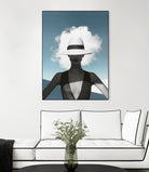 Beauty and the cloud ... by Menelaos Trompoukis on GIANT ART - blue digital painting